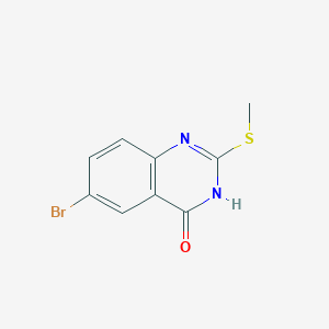 6-bromo-2-methylsulfanyl-3H-quinazolin-4-one CAS 174313-65-6