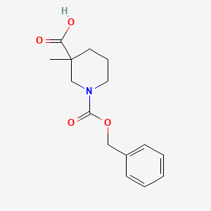 3-methyl-1-phenylmethoxycarbonylpiperidine-3-carboxylic acid CAS 174543-78-3