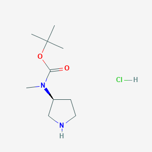 tert-butyl N-methyl-N-[(3S)-pyrrolidin-3-yl]carbamate;hydrochloride CAS 1788058-40-1