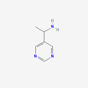 1-pyrimidin-5-ylethanamine CAS 179323-61-6