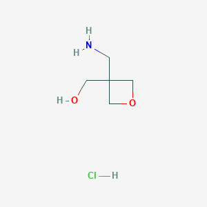 [3-(aminomethyl)oxetan-3-yl]methanol;hydrochloride CAS 1810070-02-0