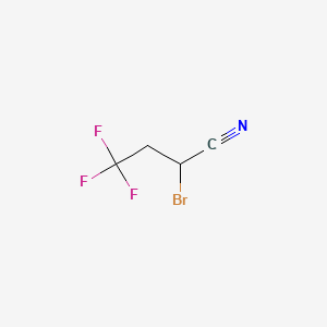 2-bromo-4,4,4-trifluorobutanenitrile CAS 1814916-50-1
