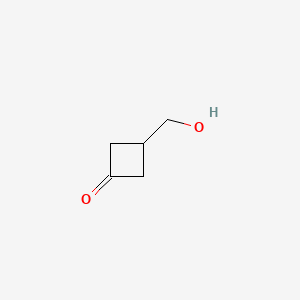 3-(hydroxymethyl)cyclobutan-1-one CAS 183616-18-4