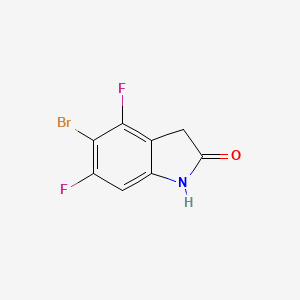 5-bromo-4,6-difluoro-1,3-dihydroindol-2-one CAS 1857381-07-7