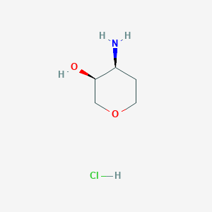 (3S,4S)-4-aminooxan-3-ol;hydrochloride CAS 1864003-03-1