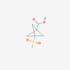 3-methylsulfonylbicyclo[1.1.1]pentane-1-carboxylic acid CAS 1886967-73-2
