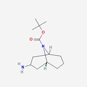 tert-butyl (1R,5S)-3-amino-9-azabicyclo[3.3.1]nonane-9-carboxylate CAS 1887167-87-4