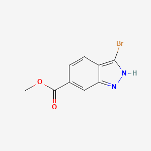 methyl 3-bromo-2H-indazole-6-carboxylate CAS 192945-56-5