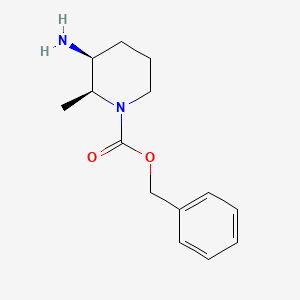 benzyl (2S,3S)-3-amino-2-methylpiperidine-1-carboxylate CAS 1932103-85-9