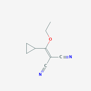 2-[cyclopropyl(ethoxy)methylidene]propanedinitrile CAS 1935012-39-7