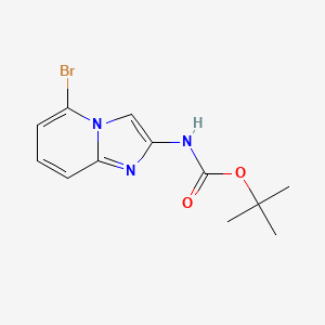 tert-butyl N-(5-bromoimidazo[1,2-a]pyridin-2-yl)carbamate CAS 1935349-92-0