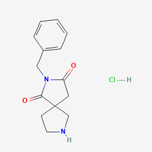 2-benzyl-2,7-diazaspiro[4.4]nonane-1,3-dione;hydrochloride CAS 1949836-83-2