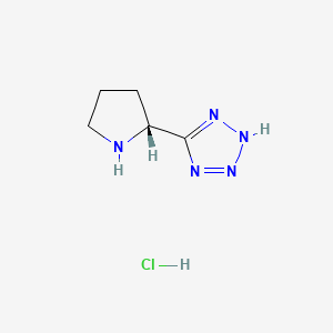5-[(2R)-pyrrolidin-2-yl]-2H-tetrazole;hydrochloride CAS 1956437-95-8