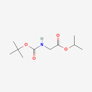 propan-2-yl 2-[(2-methylpropan-2-yl)oxycarbonylamino]acetate CAS 197579-95-6