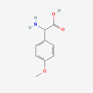 2-amino-2-(4-methoxyphenyl)acetic acid CAS 19789-59-4