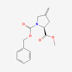 1-O-benzyl 2-O-methyl (2S)-4-methylidenepyrrolidine-1,2-dicarboxylate CAS 200184-60-7