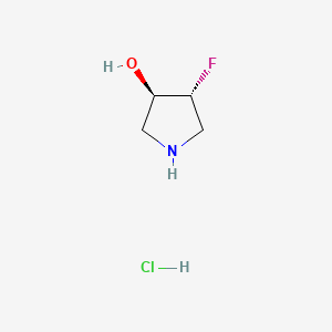 (3R,4R)-4-fluoropyrrolidin-3-ol;hydrochloride CAS 2006333-41-9
