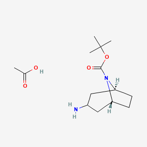 acetic acid;tert-butyl (1R,5S)-3-amino-8-azabicyclo[3.2.1]octane-8-carboxylate CAS 2007910-58-7