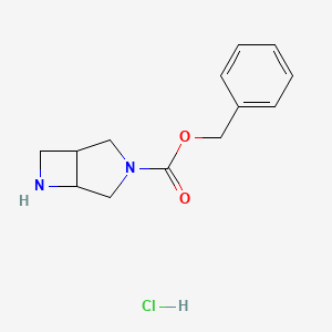 benzyl 3,6-diazabicyclo[3.2.0]heptane-3-carboxylate;hydrochloride CAS 2007919-22-2