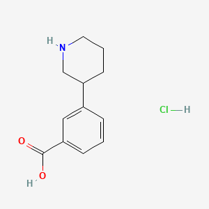 3-piperidin-3-ylbenzoic acid;hydrochloride CAS 2007921-14-2