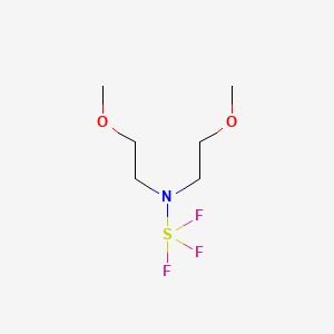 2-methoxy-N-(2-methoxyethyl)-N-(trifluoro-lambda4-sulfanyl)ethanamine CAS 202289-38-1