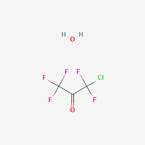 1-chloro-1,1,3,3,3-pentafluoropropan-2-one;hydrate CAS 2036-62-6