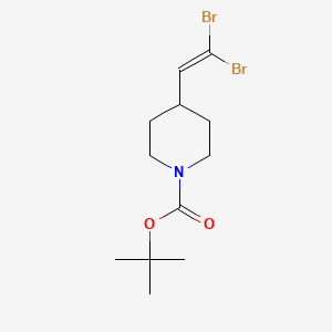 tert-butyl 4-(2,2-dibromoethenyl)piperidine-1-carboxylate CAS 203664-61-3
