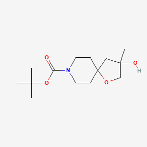 tert-butyl 3-hydroxy-3-methyl-1-oxa-8-azaspiro[4.5]decane-8-carboxylate CAS 2055840-78-1