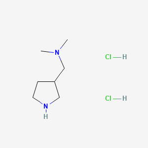 N,N-dimethyl-1-pyrrolidin-3-ylmethanamine;dihydrochloride CAS 208711-42-6