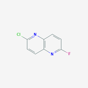 2-chloro-6-fluoro-1,5-naphthyridine CAS 2089060-71-7