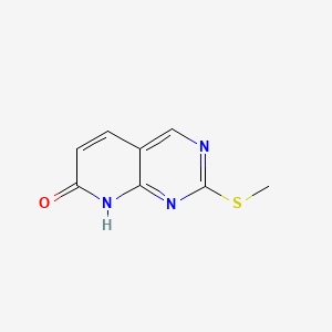 2-methylsulfanyl-8H-pyrido[2,3-d]pyrimidin-7-one CAS 211244-81-4