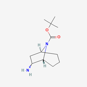 tert-butyl (1S,5R,6R)-6-amino-8-azabicyclo[3.2.1]octane-8-carboxylate CAS 2165828-53-3