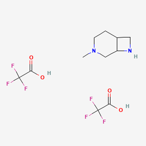 3-methyl-3,8-diazabicyclo[4.2.0]octane;bis(2,2,2-trifluoroacetic acid) CAS 2173083-55-9