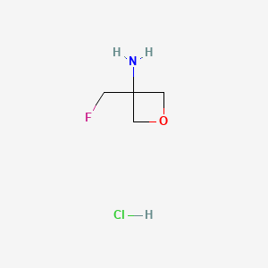 3-(fluoromethyl)oxetan-3-amine;hydrochloride CAS 2173992-39-5
