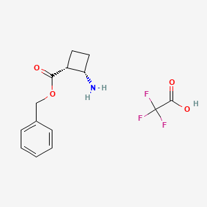 cis-benzyl (1R,2S)-2-aminocyclobutane-1-carboxylate;2,2,2-trifluoroacetic acid CAS 2200580-81-8