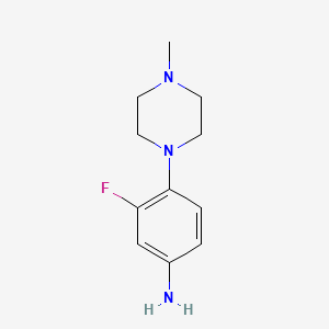 3-fluoro-4-(4-methylpiperazin-1-yl)aniline CAS 221198-99-8