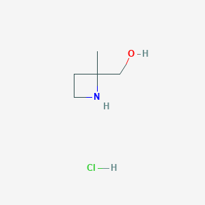 (2-methylazetidin-2-yl)methanol;hydrochloride CAS 2227204-97-7
