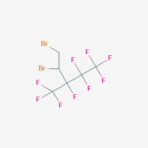 4,5-dibromo-1,1,1,2,2,3-hexafluoro-3-(trifluoromethyl)pentane CAS 2244086-26-6