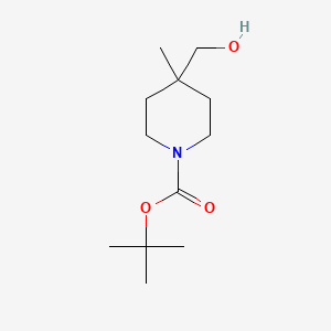 tert-butyl 4-(hydroxymethyl)-4-methylpiperidine-1-carboxylate CAS 236406-21-6