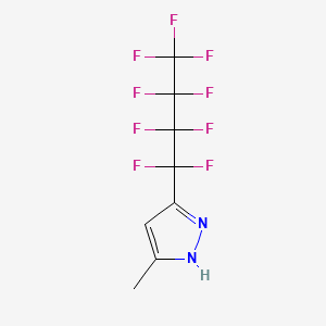 5-methyl-3-(1,1,2,2,3,3,4,4,4-nonafluorobutyl)-1H-pyrazole CAS 247220-81-1