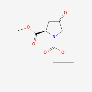 1-O-tert-butyl 2-O-methyl (2R)-4-oxopyrrolidine-1,2-dicarboxylate CAS 256487-77-1