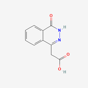 2-(4-oxo-3H-phthalazin-1-yl)acetic acid CAS 25947-11-9