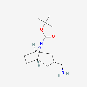 tert-butyl (1S,5R)-3-(aminomethyl)-8-azabicyclo[3.2.1]octane-8-carboxylate CAS 273207-53-7