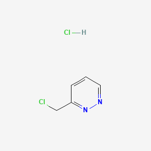 3-(chloromethyl)pyridazine;hydrochloride CAS 27349-66-2