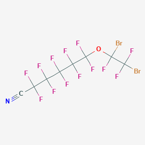 6-(1,2-dibromo-1,2,2-trifluoroethoxy)-2,2,3,3,4,4,5,5,6,6-decafluorohexanenitrile CAS 283593-02-2