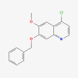 4-chloro-6-methoxy-7-phenylmethoxyquinoline CAS 286371-49-1