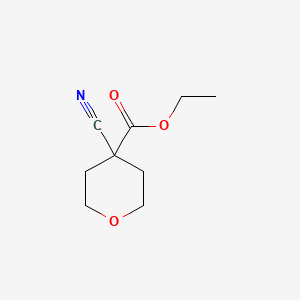 ethyl 4-cyanooxane-4-carboxylate CAS 30431-99-3