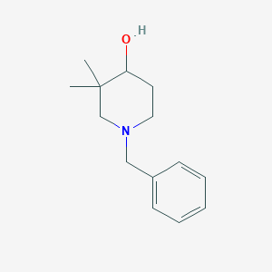 1-benzyl-3,3-dimethylpiperidin-4-ol CAS 324769-02-0