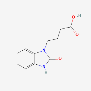 4-(2-oxo-3H-benzimidazol-1-yl)butanoic acid CAS 3273-68-5