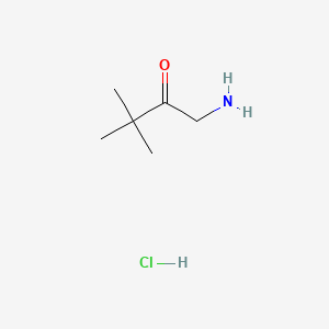 1-amino-3,3-dimethylbutan-2-one;hydrochloride CAS 33119-72-1